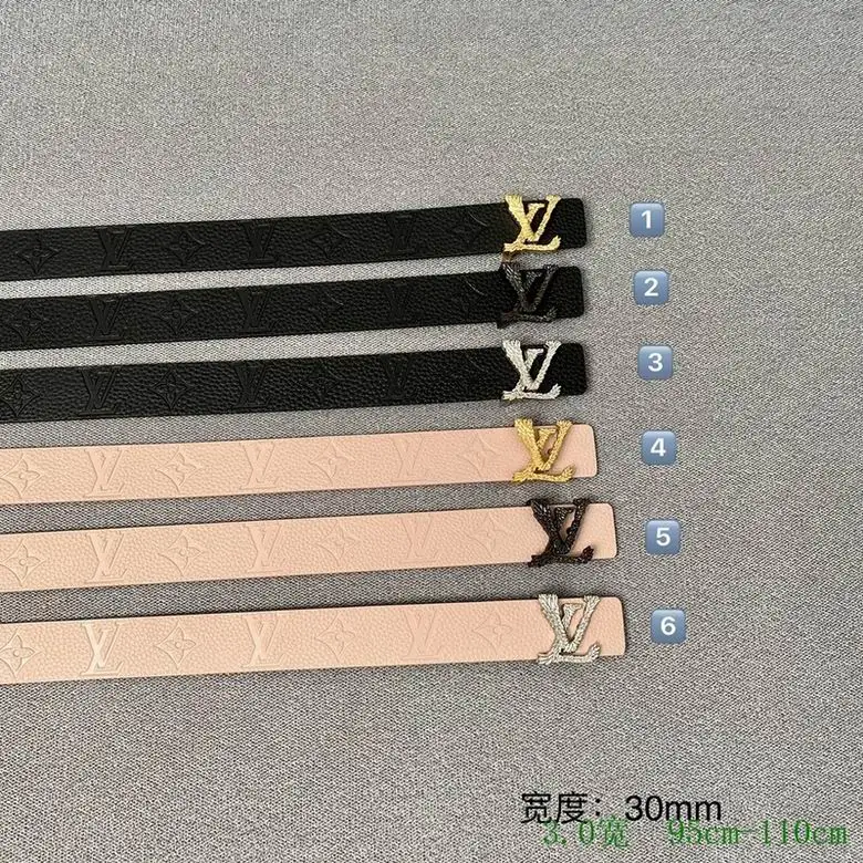 LV Belt 30mmX95-110cm 7D68